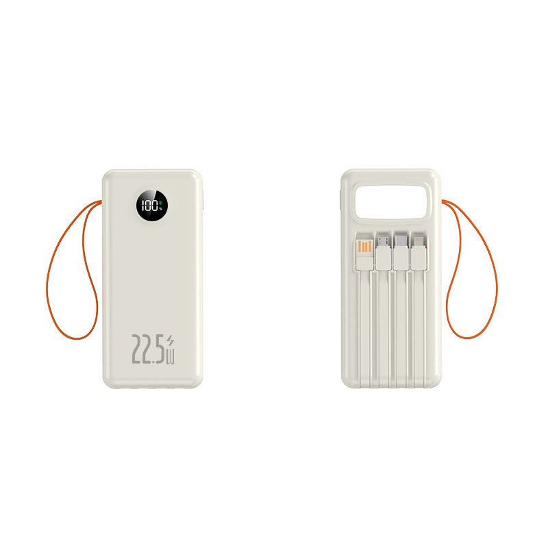 Tragbare Powerbank mit Schnellladefunktion und Digitale Anzeige Brehn