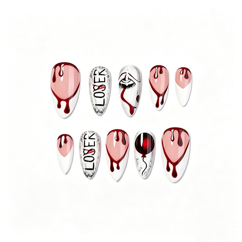 Kreatives Halloween Kunstnagelset Brehn