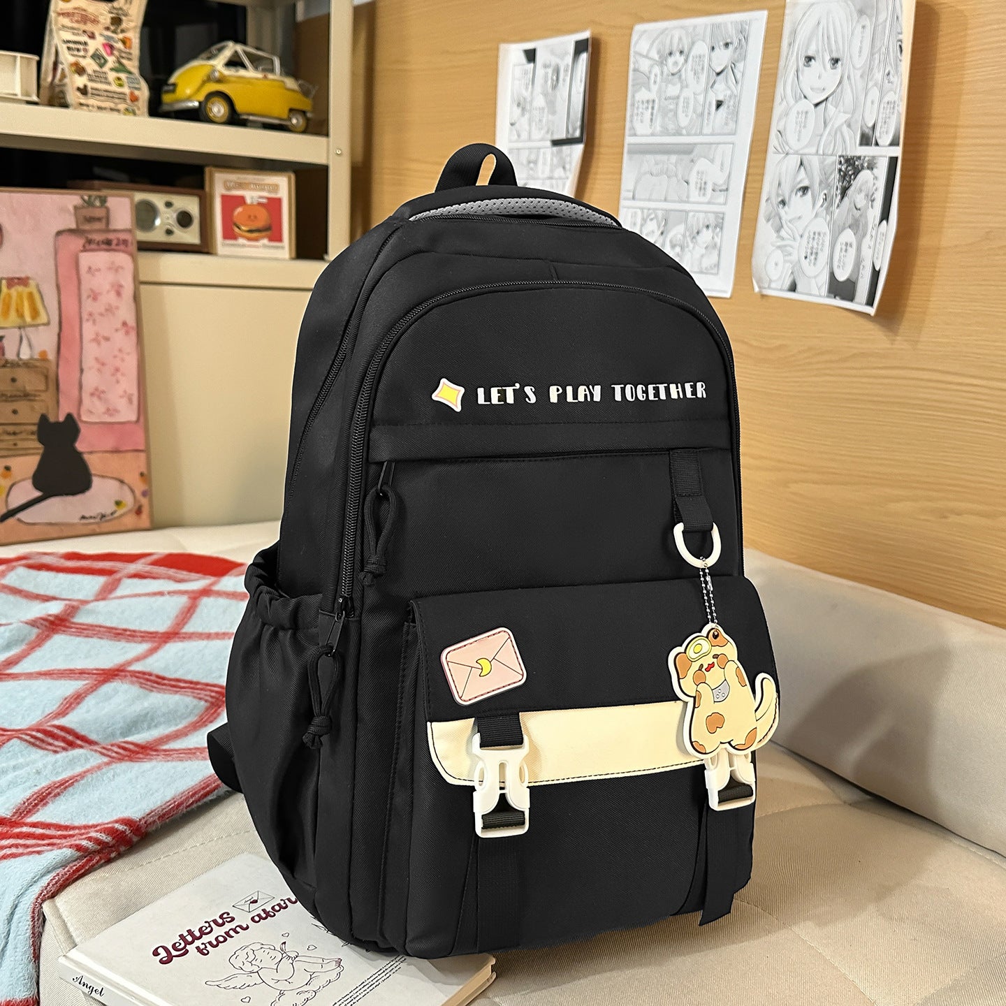 Rucksack mit Verspieltem Design und Innovativen Fächern Brehn