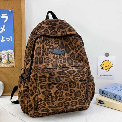 Urban Chic Tiered Animal Print Rucksack Brehn