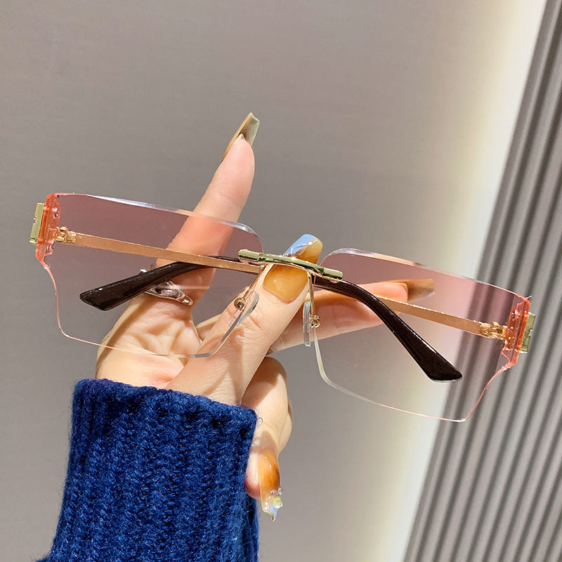 Damen modische quadratische Sonnenbrille mit luxuriösem Rahmen und polarisierten Gläsern Brehn