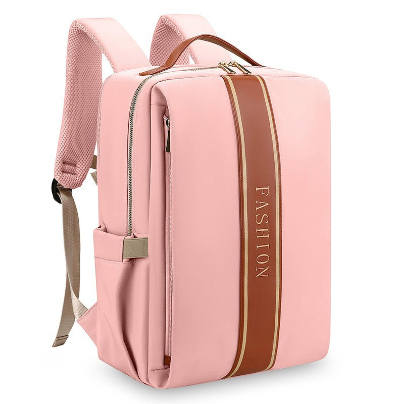 Stylischer strukturierter Laptop-Rucksack Brehn