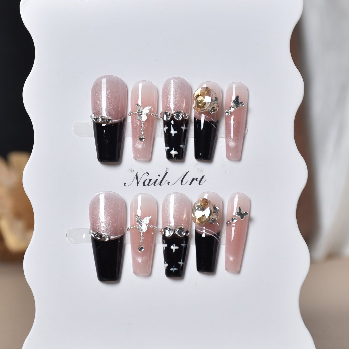 Trendy Acryl Press-On Nagelverlängerungen Brehn