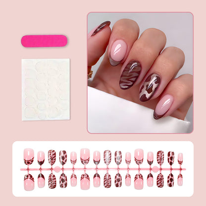 Kunstnagelset mit modernen Tier- und Musterdesigns Brehn