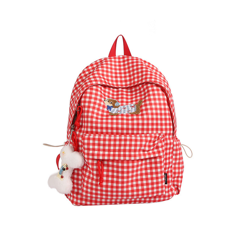Charmanter Tierstickerei Rucksack Brehn