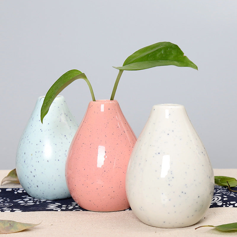 Kreative texturierte Keramikblumenvase Brehn