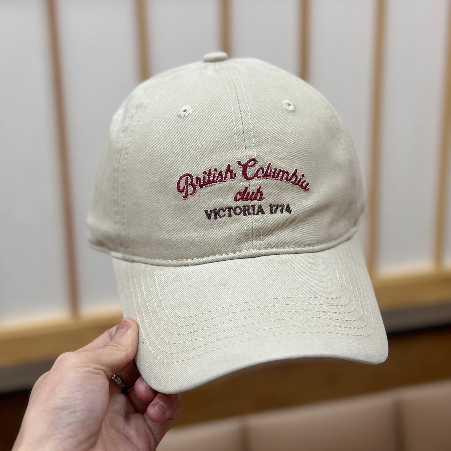 Herren Vintage-inspirierte verrostete Baseballmütze Brehn
