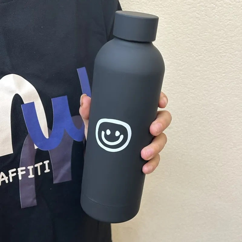 Damen Isolierflasche mit kreativem Smiley-Design Brehn