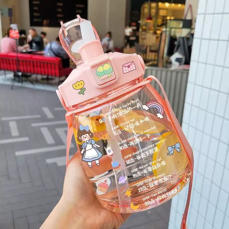 Damen Motivierte Trinkflasche Brehn