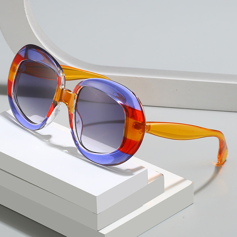 Vintage-inspirierte geometrische Rahmen-Sonnenbrille Brehn