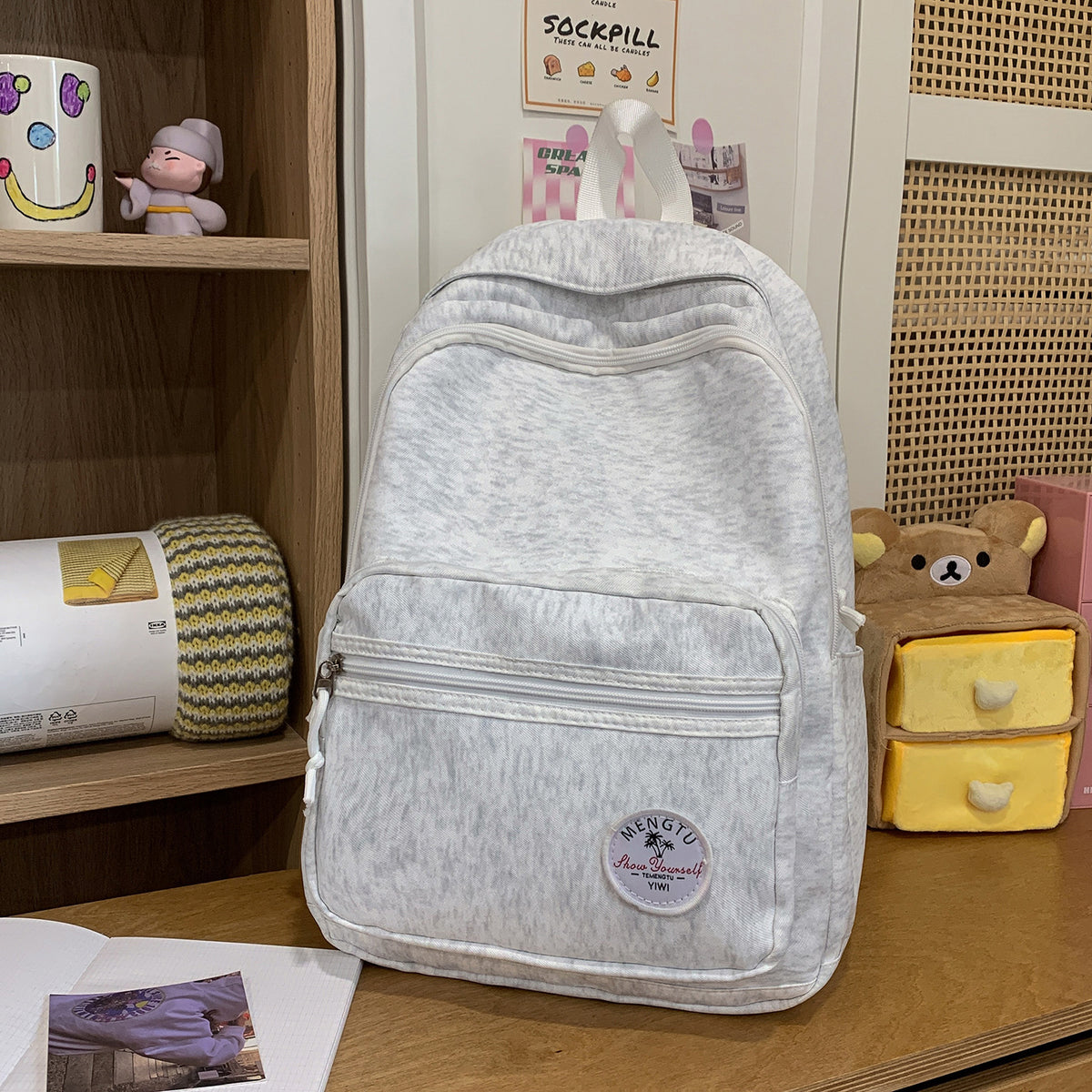 Stylischer Mehrfach-Taschen-Rucksack Brehn 1791204937