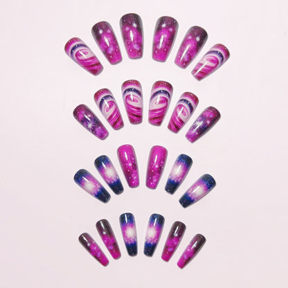 Galaxy-inspirierte Nagelkunst Brehn 1788155576