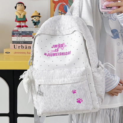 Stylische gepunktete Druck-Rucksack Brehn