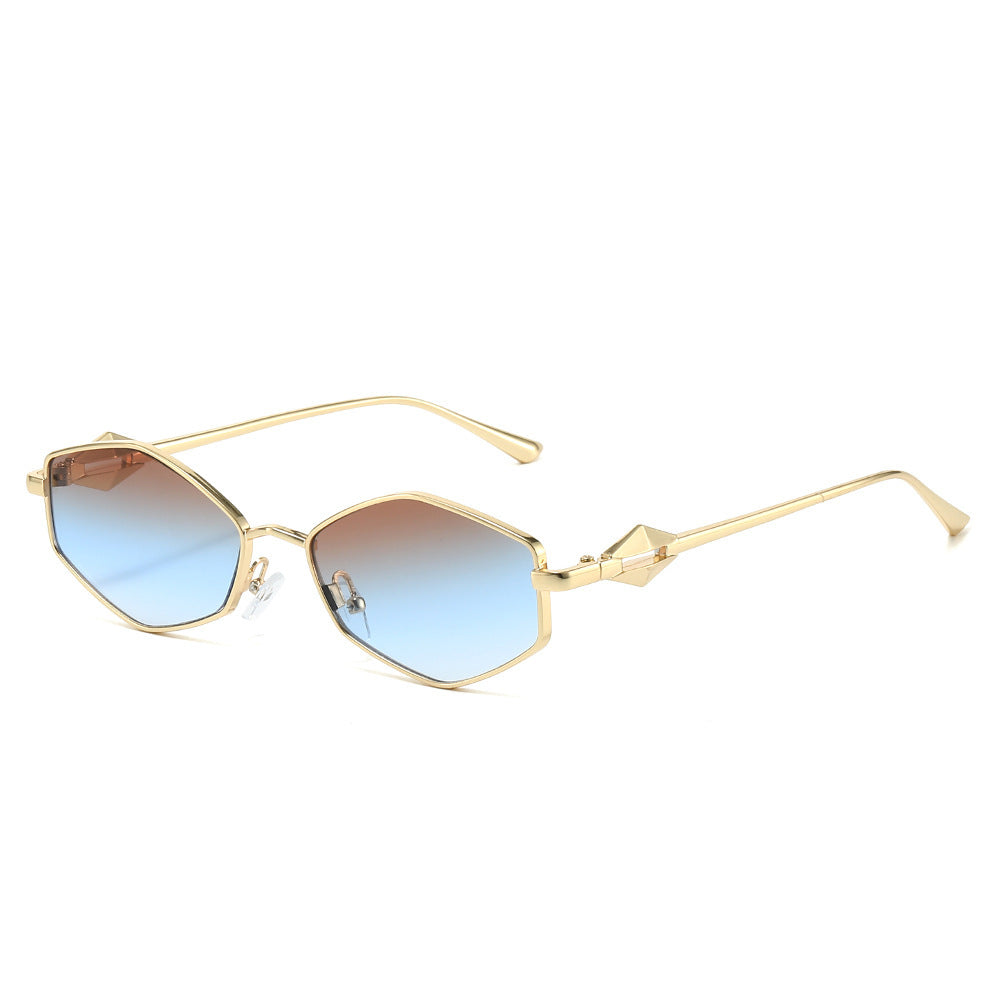 Stylische geometrische Augenschutz-Sonnenbrille Brehn