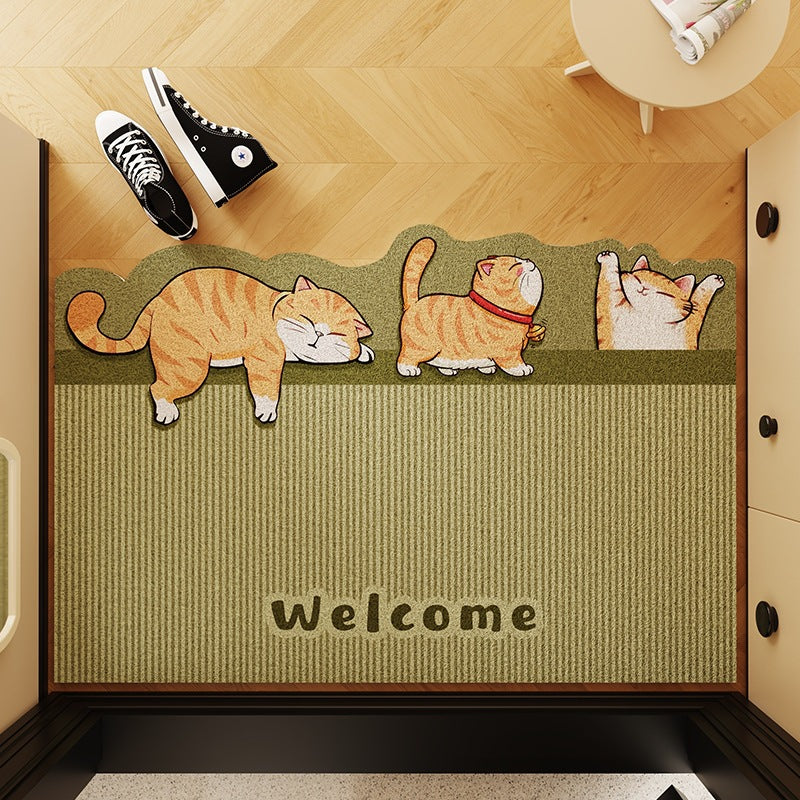 Niedliche Katzen-Themen-Eingangsmatte