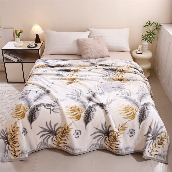 Damen weiche Plüsch-Decke mit verspieltem Design Brehn