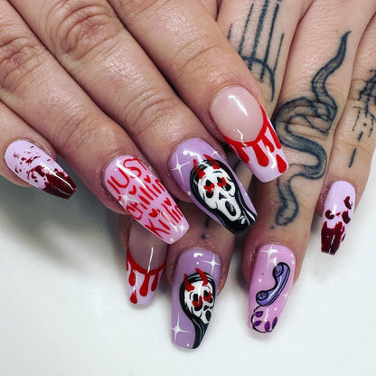 Urlaubs-Themen Press-On Nail Art Brehn