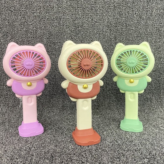 Unisex Tragbarer Mini Handventilator im niedlichen Katzenmotiv Brehn