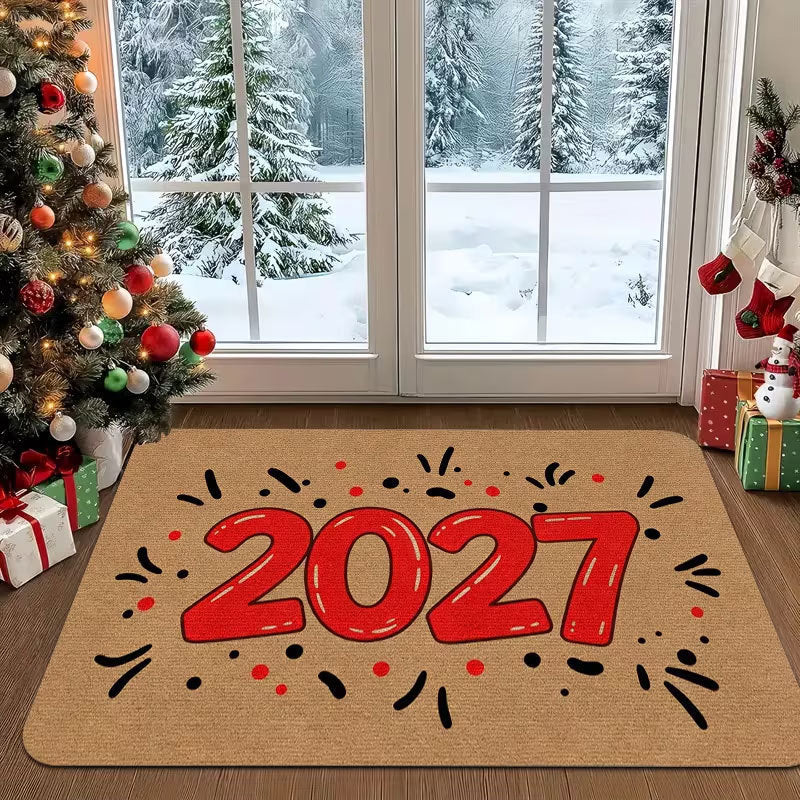 Neujahrsfeier Willkommenmatte Brehn