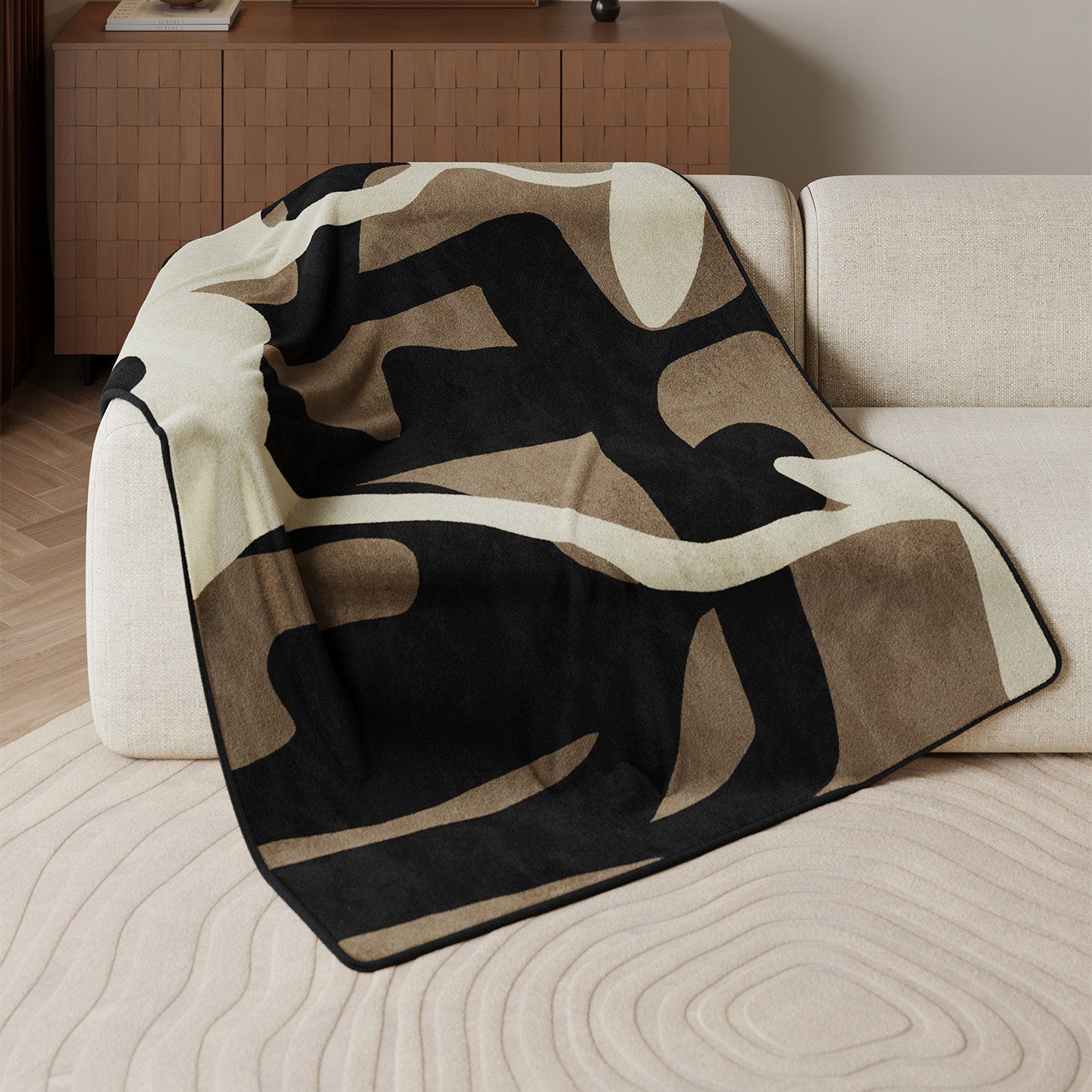 Dekorative Kuscheldecke