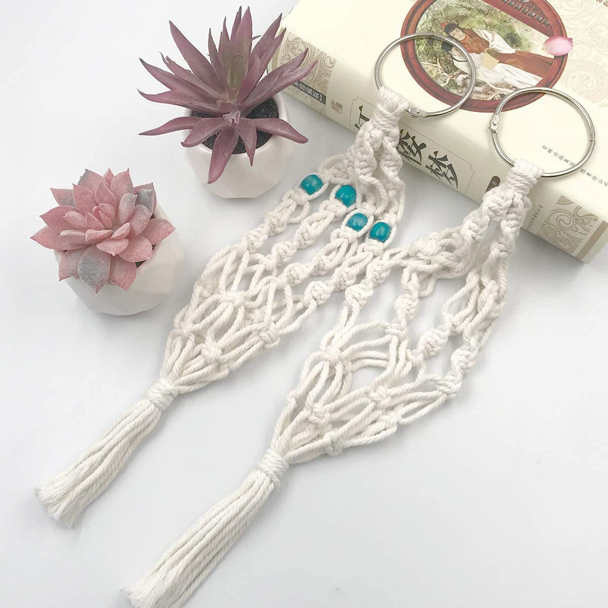 Schlüsselschmuck mit Makramee-Design Brehn