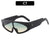 Futuristische Minimalistische Schutzbrille Sonnenbrille