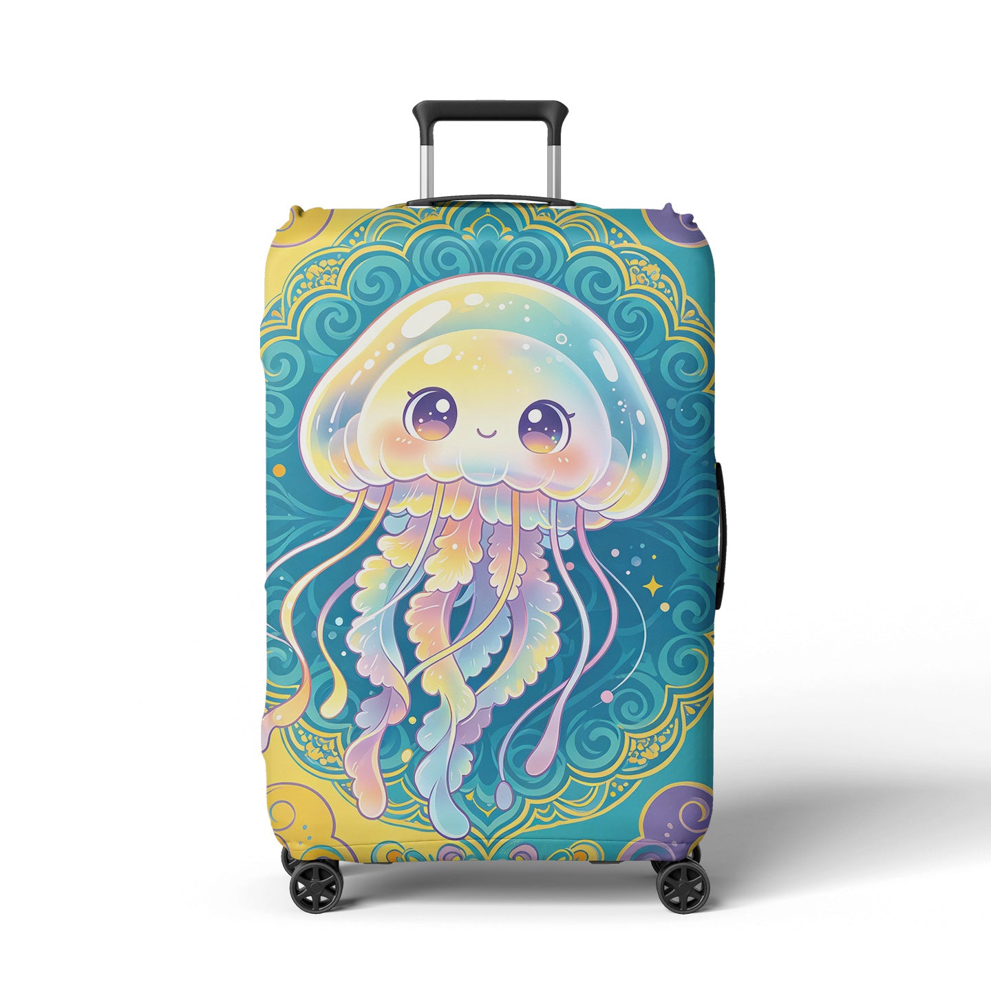 Damen Kofferhülle mit hochwertigem Blumenmuster Brehn