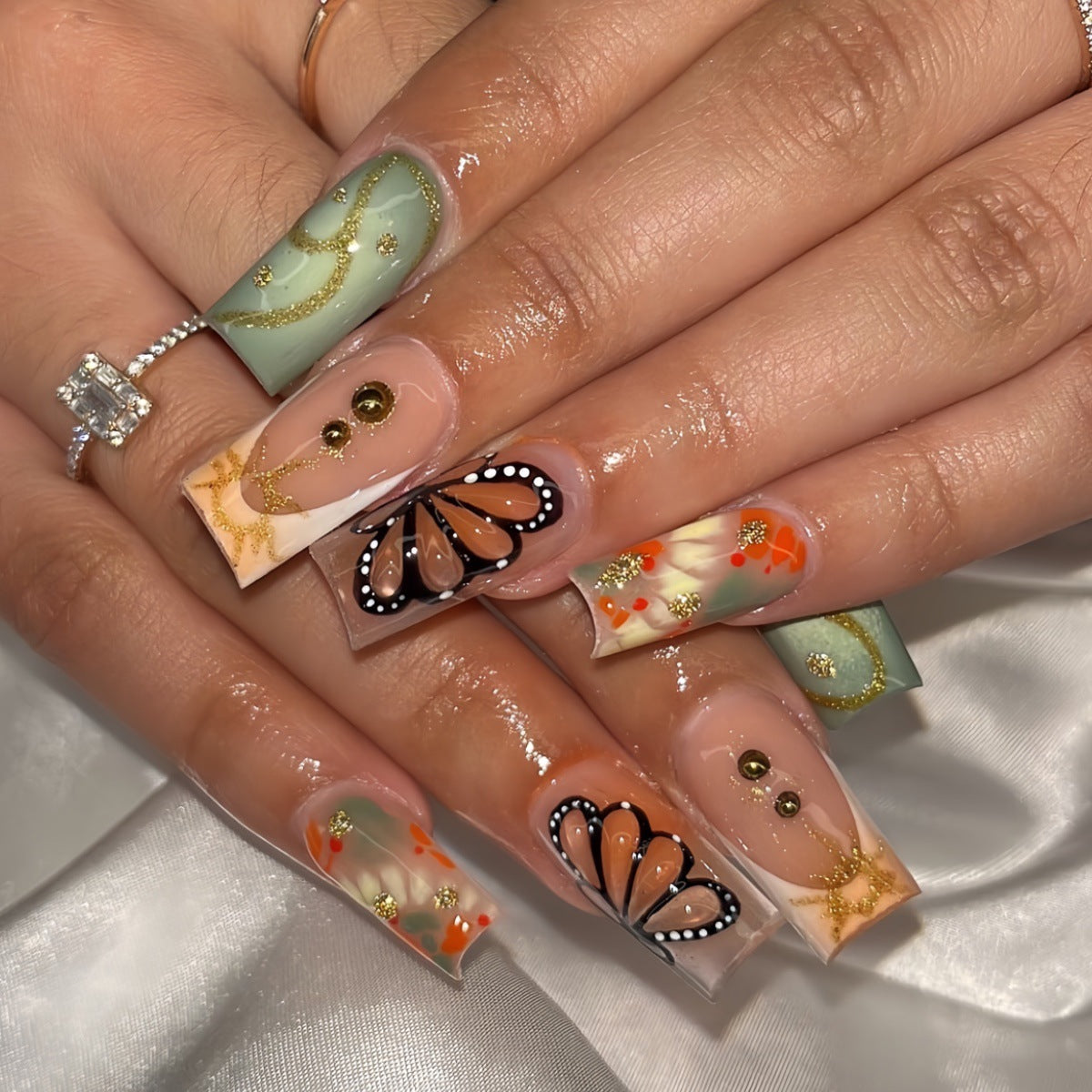 Künstlerisches Acryl-Nageldesign Brehn