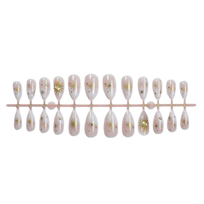 Glamouröse Künstlerische Aufklebenägel Set Brehn