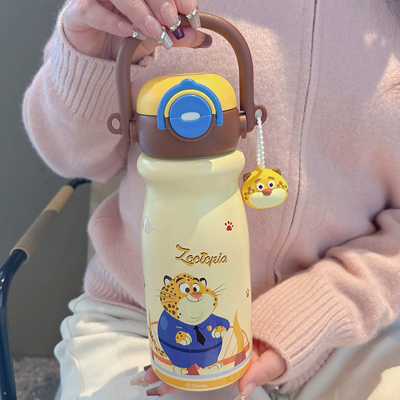 Damen Isolierflasche mit innovativem Tierdesign und praktisch integriertem Tragegriff Brehn