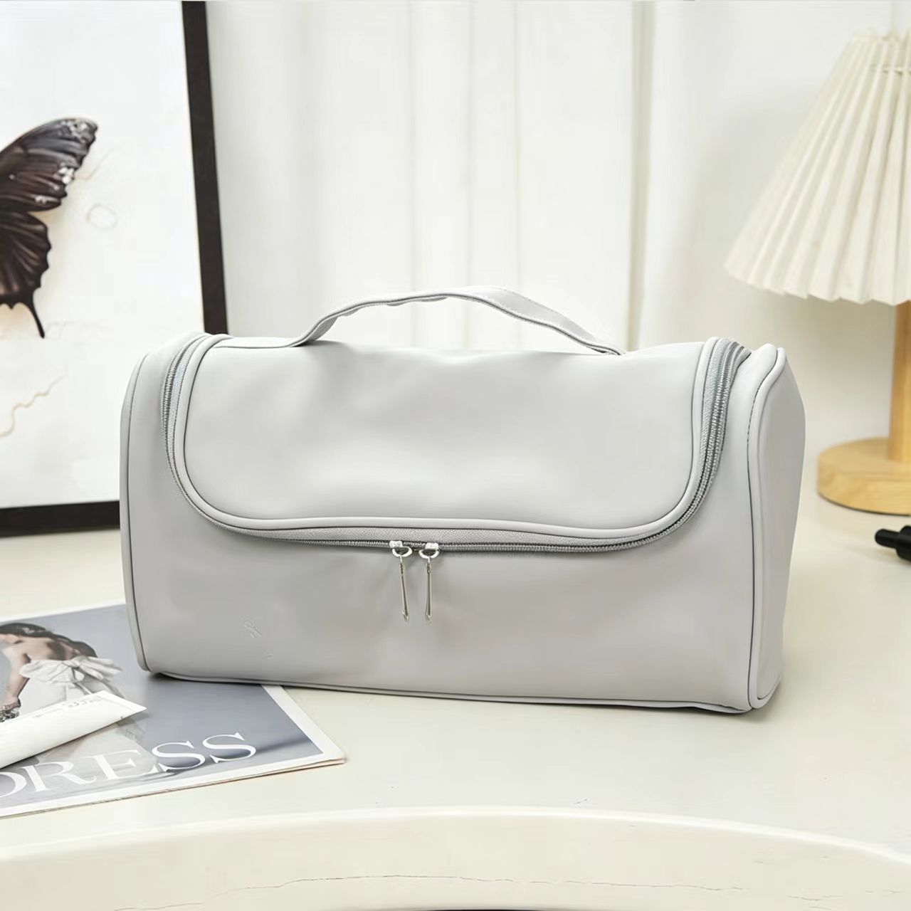 Reise-Kosmetiktasche mit mehreren Fächern Brehn