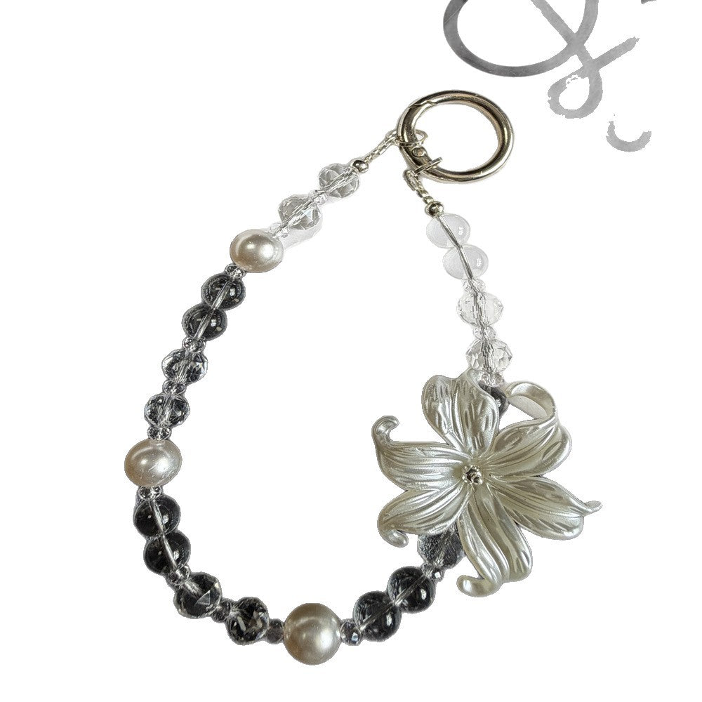 Elegante Blumen-inspirierte Perlen-Schlüsselanhänger Brehn