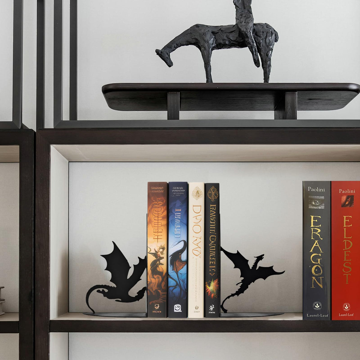 Dekorative Drachen Buchstützen
