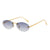 Elegante vintage-inspirierte ovale Sonnenbrillen