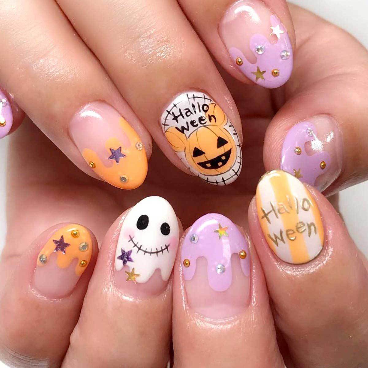 Halloween-Themen Dekorativen Nagelkunst