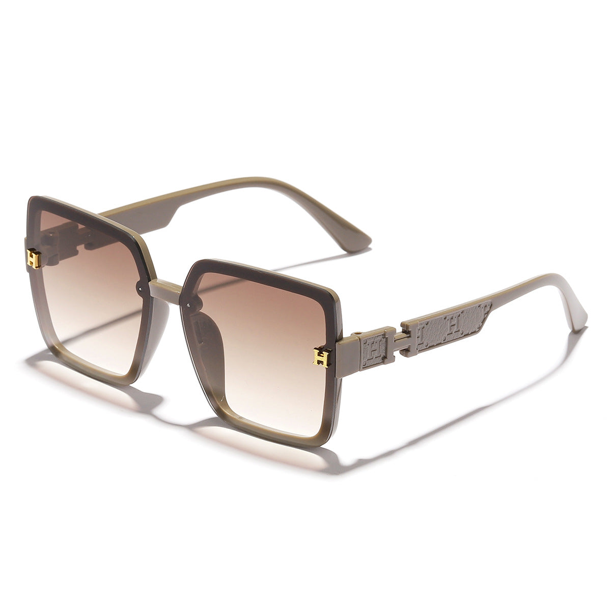 Damen oversized modische Sonnenbrille mit elegantem Farbverlauf Brehn