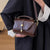 Chice Leder Crossbody Brehn
