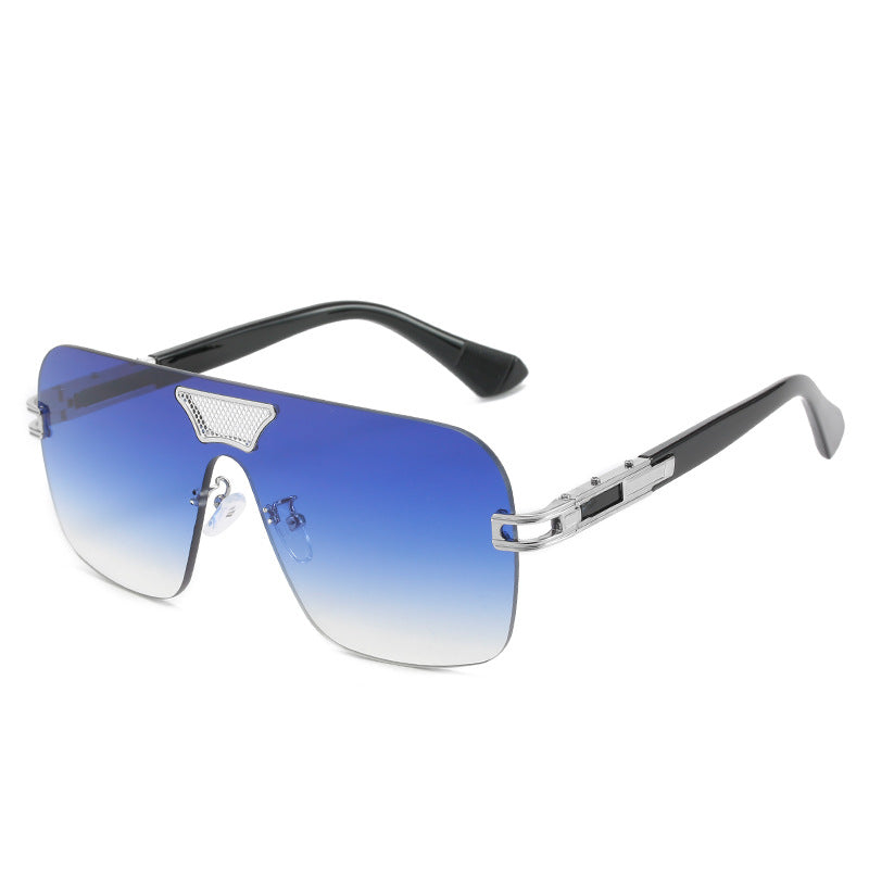 Damen modische Oversized-Sonnenbrille mit speziellem Rahmen und UV-Schutz Brehn