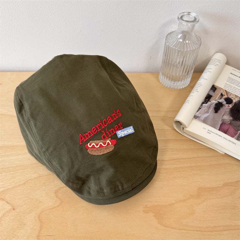 Herren Bestickte Faule Zeitungen Cap Brehn