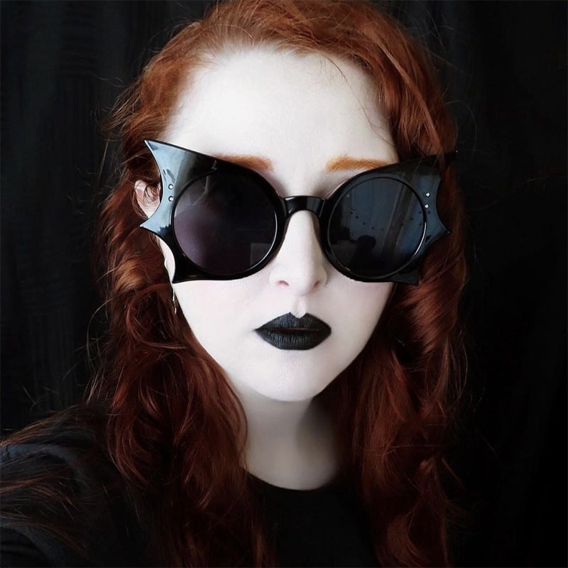 Damen extravagante Cat-Eye Sonnenbrille mit auffälligem Rahmen Brehn
