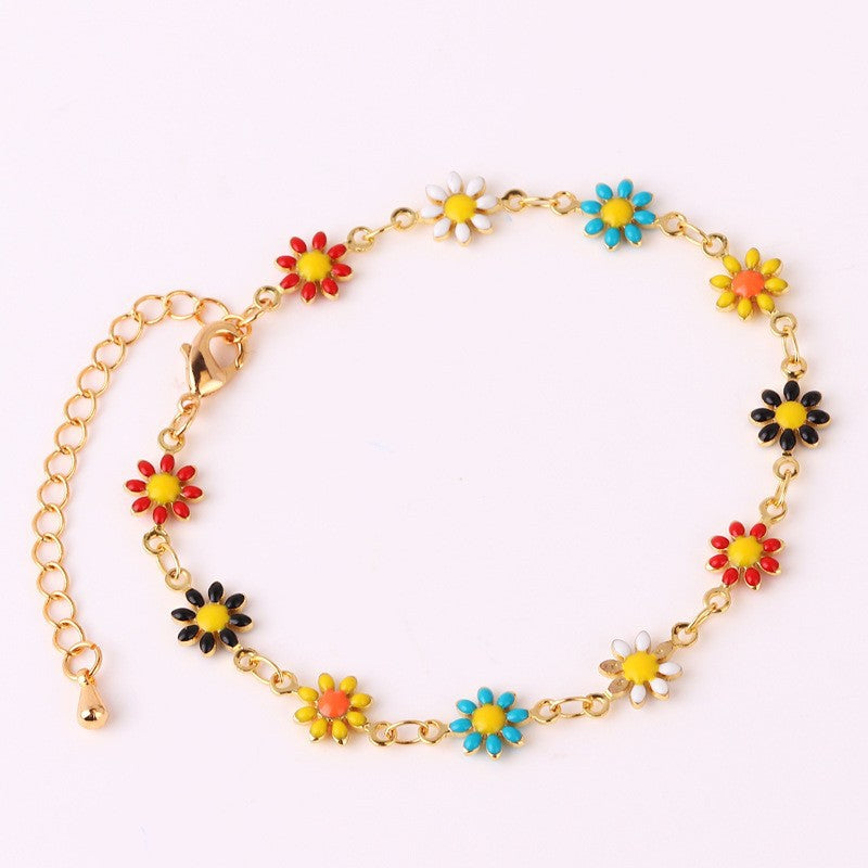 Floral Daisy Chain Halskette Brehn