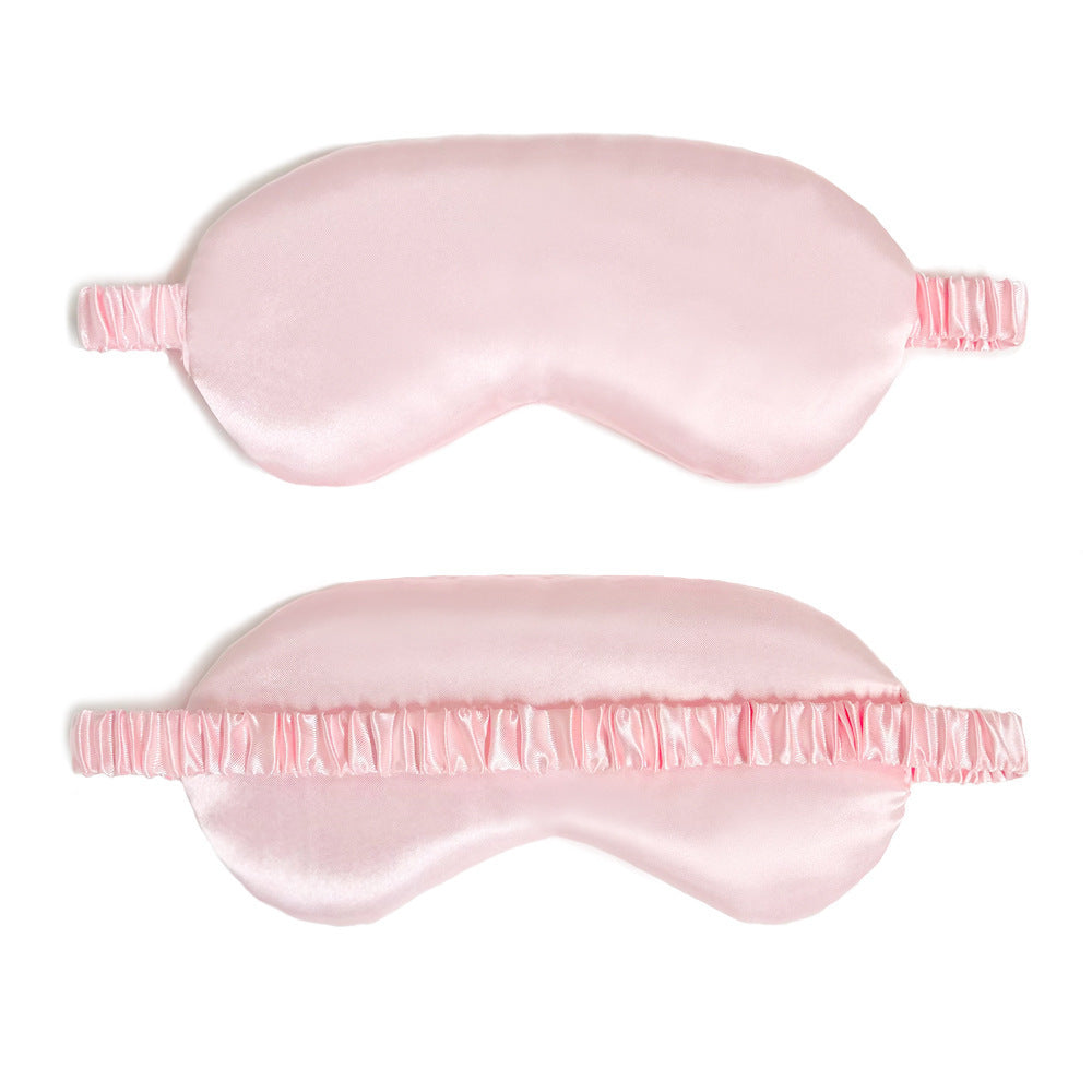Damen nan ergonomische seidenähnliche Schlafmaske mit gepolstertem Nasensteg und elastischem Riemen Brehn