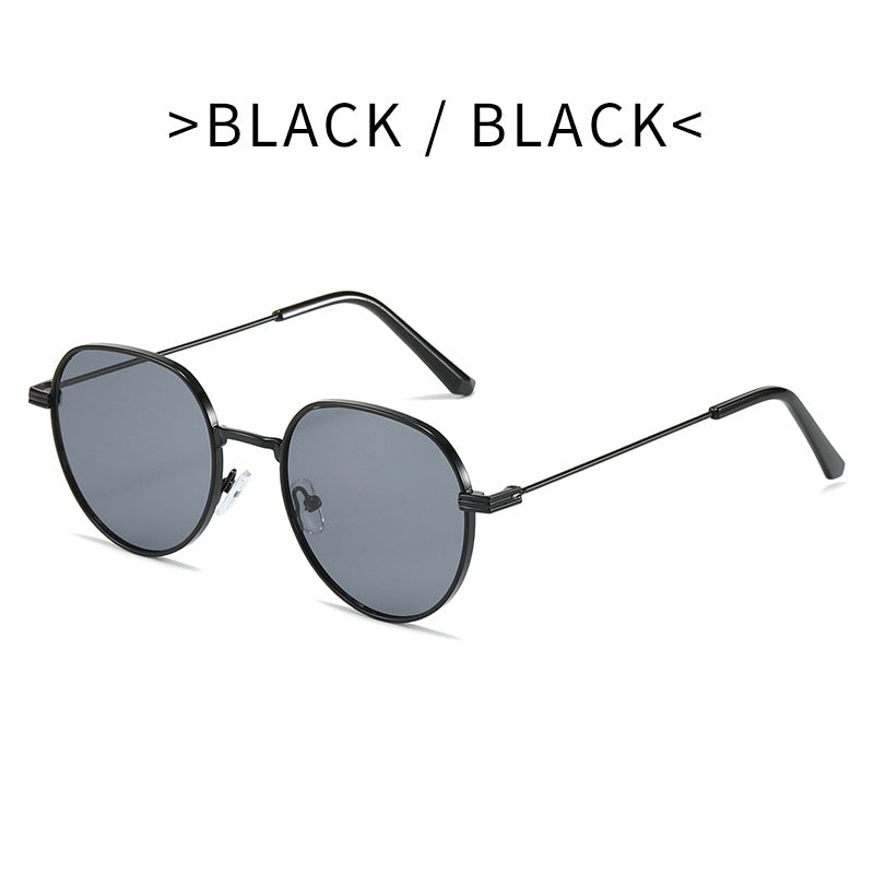 Damen Stilvolle runde Designermode Sonnenbrille Brehn