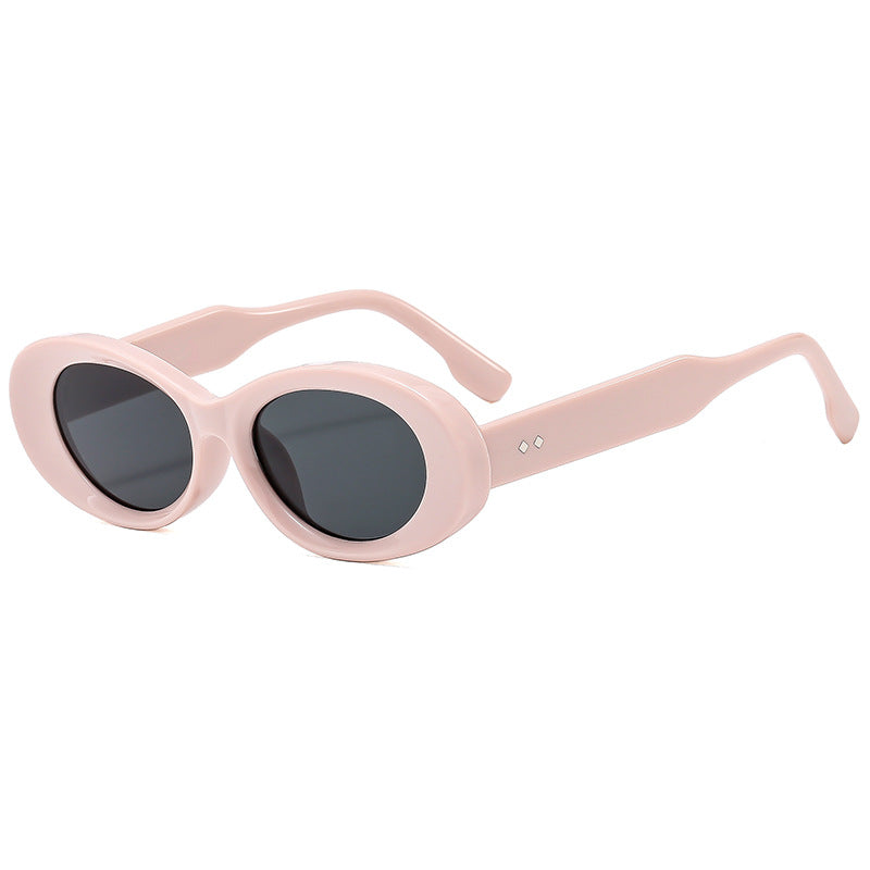 Avantgarde-Ovalrahmen-Sonnenbrille 1787664496