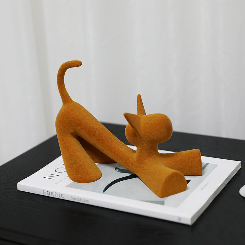 Dekorative Katzenfigur