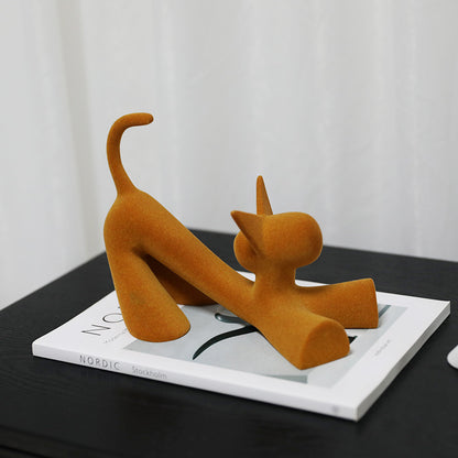 Dekorative Katzenfigur