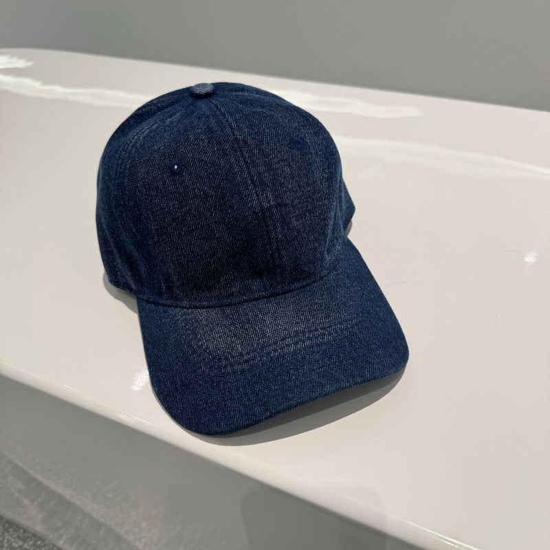 Damen klassische verstellbare Denim Baseballmütze Brehn