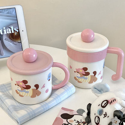 Kaffeebecher mit Verspieltem Hundemotiv Brehn