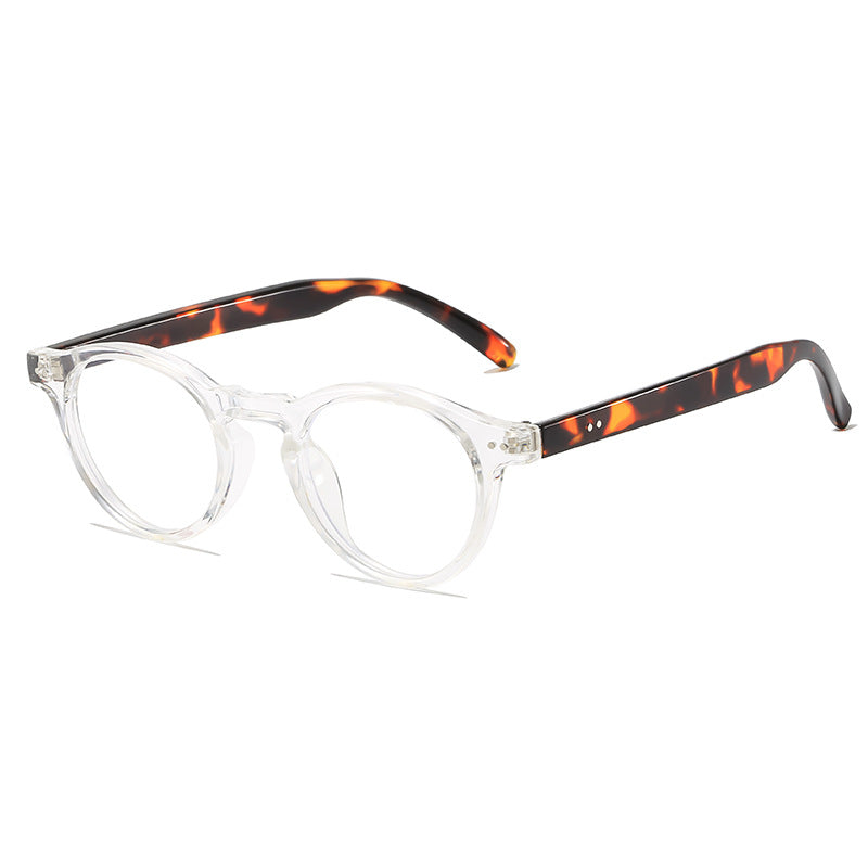 Vintage-inspirierte klare Rahmenbrille Brehn