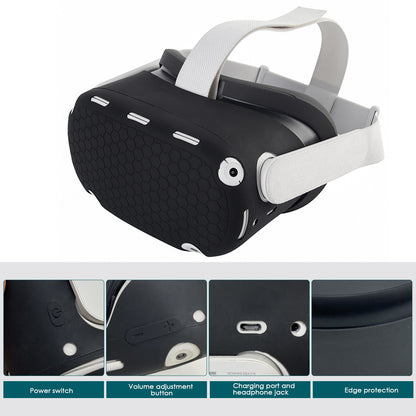 VR-Headset mit Ergonomischem Haltebügel und Schutzhülle Brehn